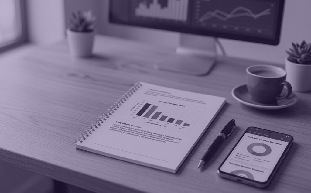 Analyzing synthetic audience feedback in Clarinova
